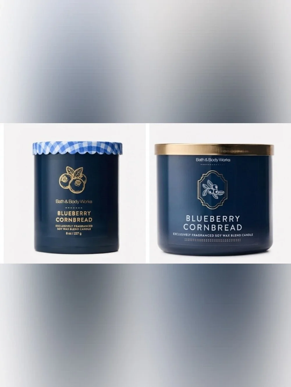 Bath And Body Works Blueberry Cornbread Candles